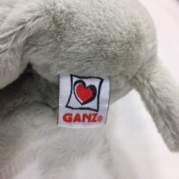 Ganz Webkins Soft Plush Gray Stuffed Elephant w/ Tusks Toy No Code - Picture 5 of 6